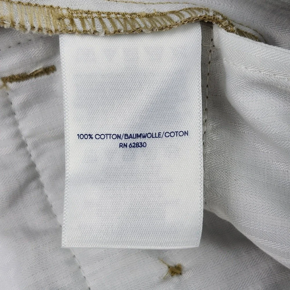 Lands End Traditional Fit Comfort Waist‎ Khaki Chino Pants Mens Size 35x30.5